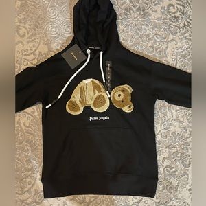 Palm Angels Bear Hoodie Black Medium